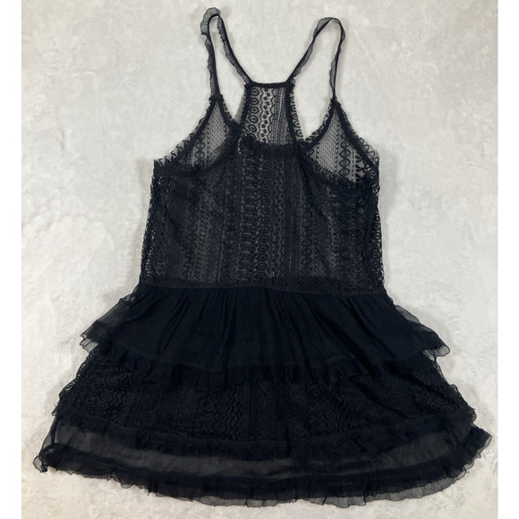 URBAN OUTFITTERS KIMCHI BLUE Lace Tank Top Blouse Goth Witchy Fairy Size Small - Picture 1 of 14